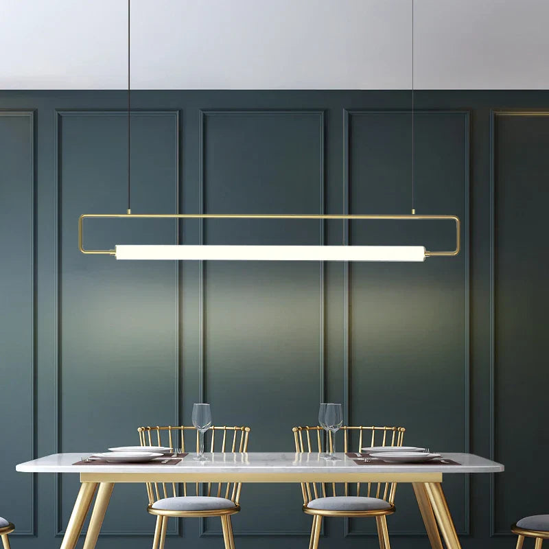 Gold Contemporary Pendant Light
