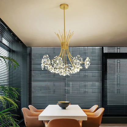 DecorBites™ Dandelion Chandelier: Modern Home Decor Living Room Light Fixture