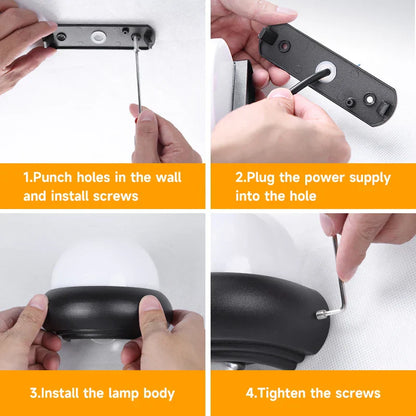 DecorBites™ LED Wall Light for Home Decor and Exterior Lighting