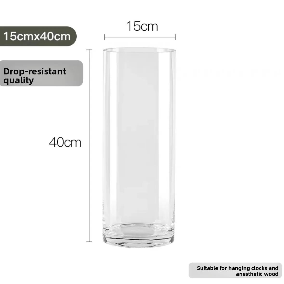 Acrylic Flower Vase Transparent Decorative