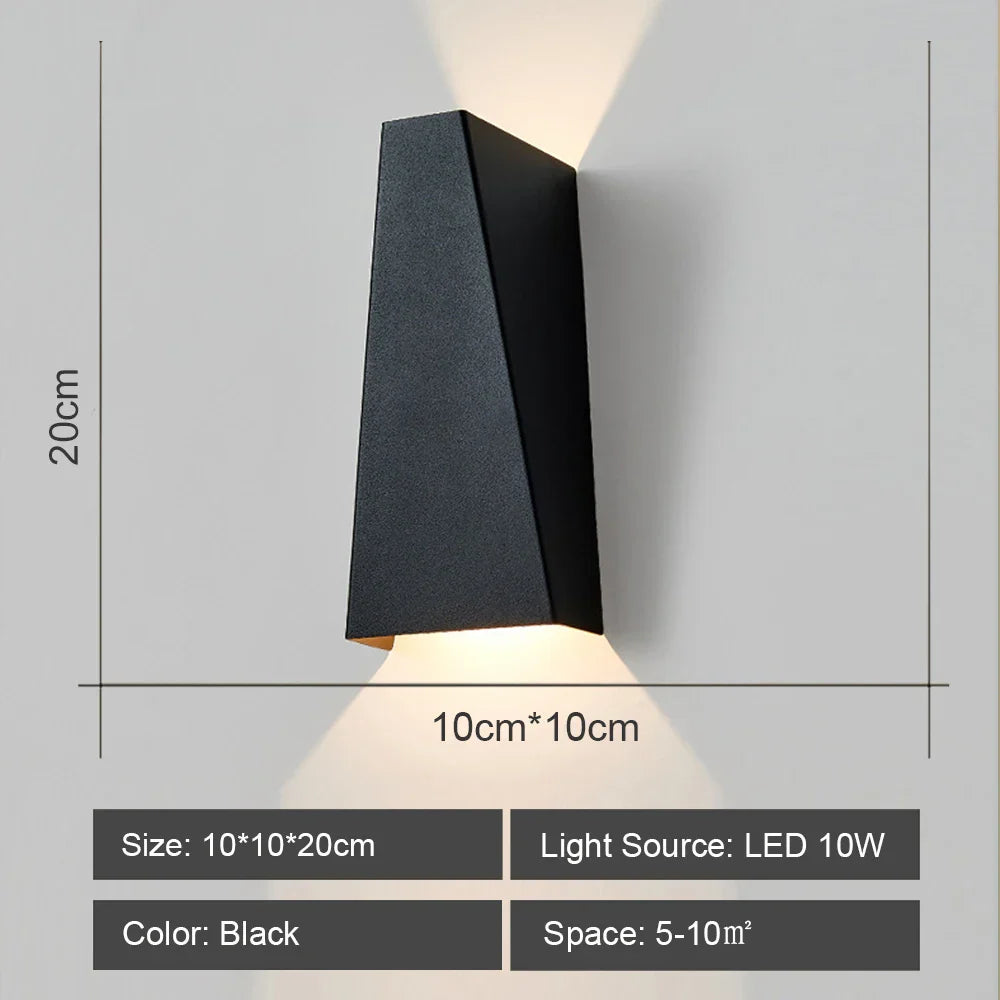 DecorBites™ LED Acrylic Wall Light Shade for Bedroom Living Room Home décor