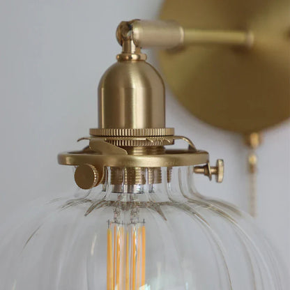 DecorBites™ Glass Ball Wall Lamp Sconce Modern Nordic Sconce Lighting for Bedroom Mirror