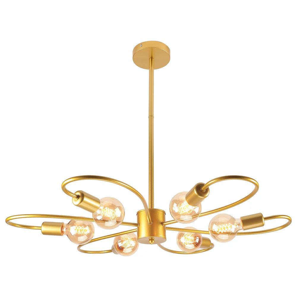 Art Deco LED Branches Chandelier