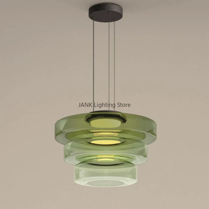 DecorBites™ Glass Chandelier LED Pendant Lights Modern Home Decor
