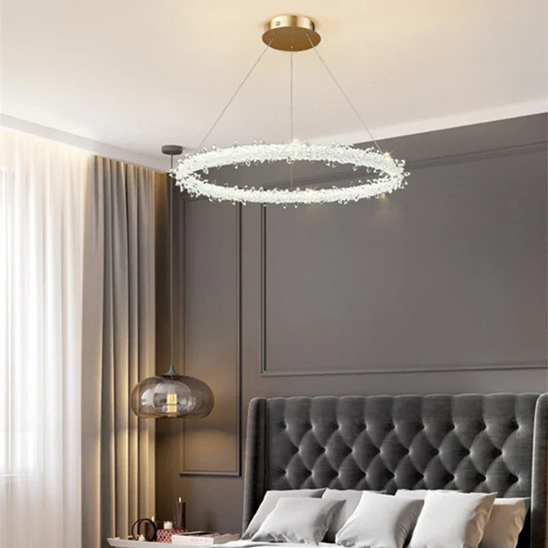 Crystal Round Chandelier Light