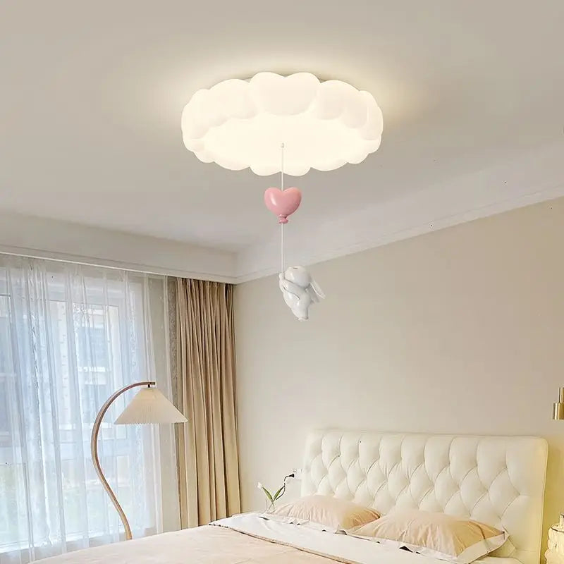 Cream Rabbit Ceiling Light