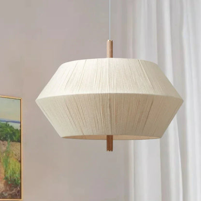 DecorBites™ Hemp Rope Rattan LED Pendant Light for Home and Hospitality Settings