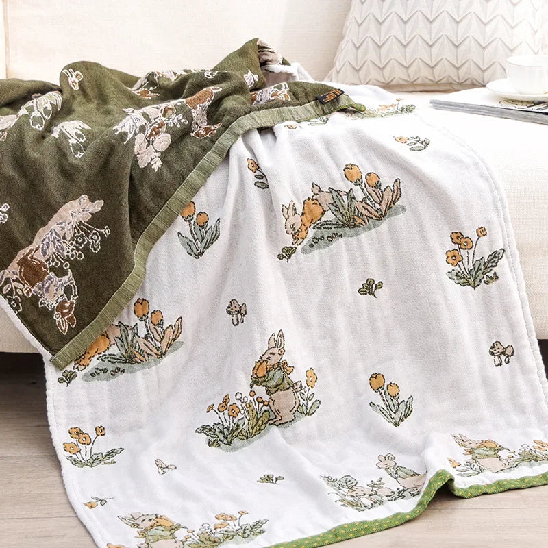 Cotton Cartoon Bath Towel