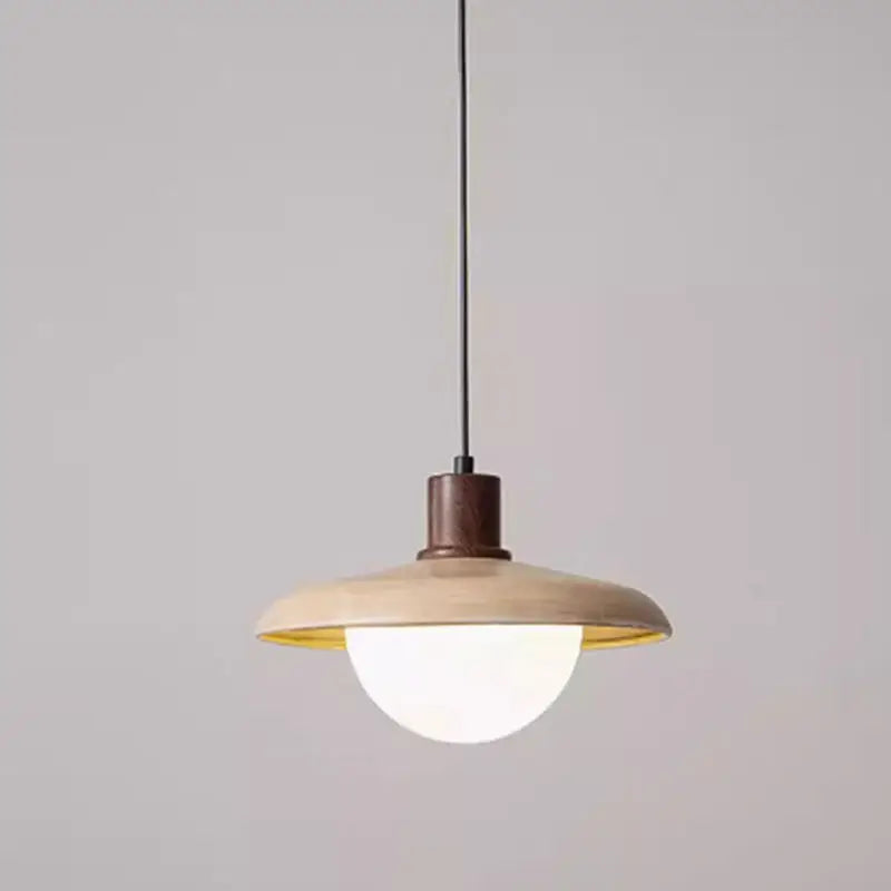 Wooden Stone Pendant Lamp