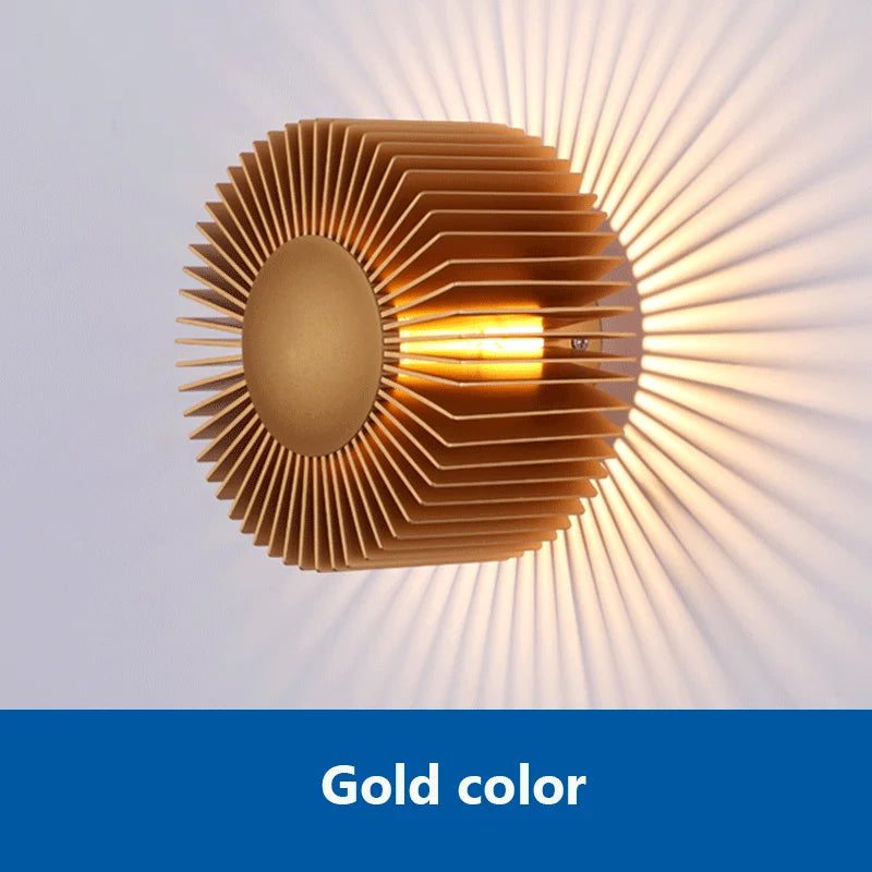 DecorBites™ Elegant Aluminum Wall Sconce for Hotel Living Room Bedroom Decor