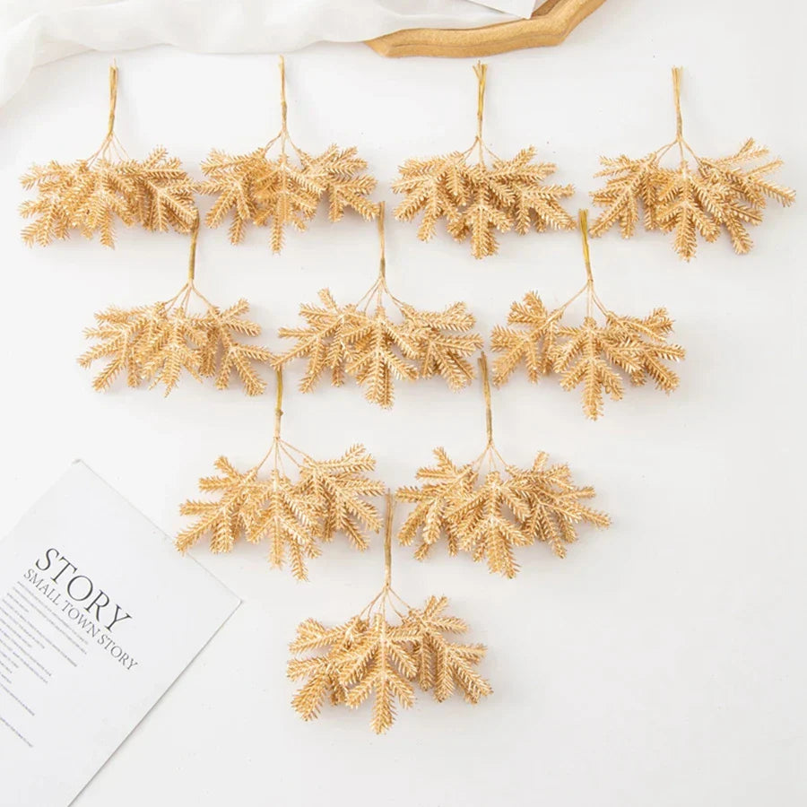 Gold Frost Artificial Branches