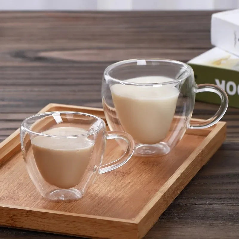 Glass Heart Coffee Mug