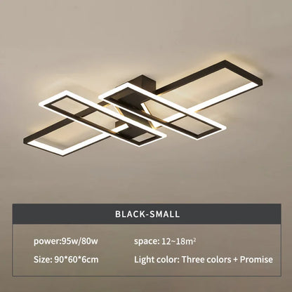 DecorBites™ LED Ceiling Chandelier: Modern Living Room Dining Kitchen Decor Lighting Fixture