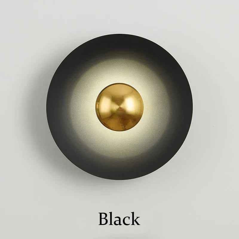 DecorBites™ Golden Macaroon LED Wall Lamp for Bedroom & Living Room