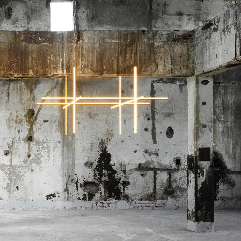 Italian Linear Ceiling Chandelier