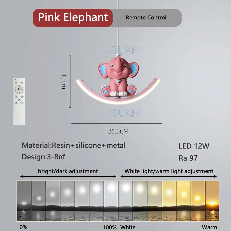 Unicorn Pendant Chandelier