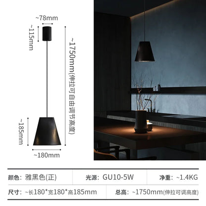DecorBites™ Adjustable Wooden Chandelier for Dining, Living Room & Staircase