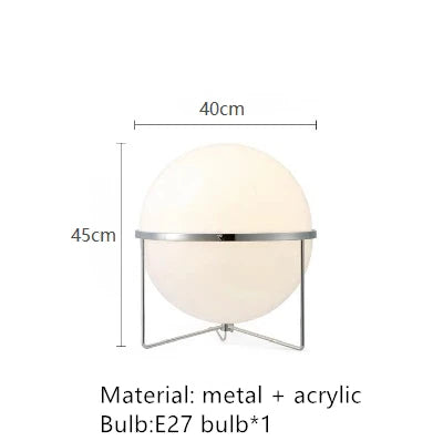 Chrome Acrylic Floor Lamp