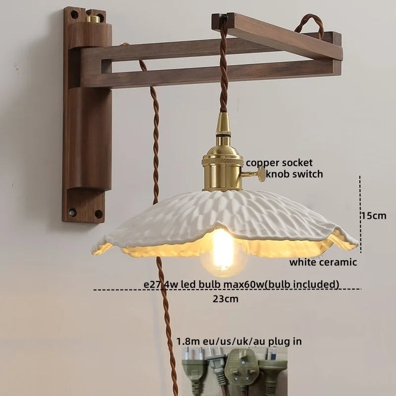 DecorBites™ Clear Glass LED Wall Sconce Modern Stair Light Fixture Home Decor