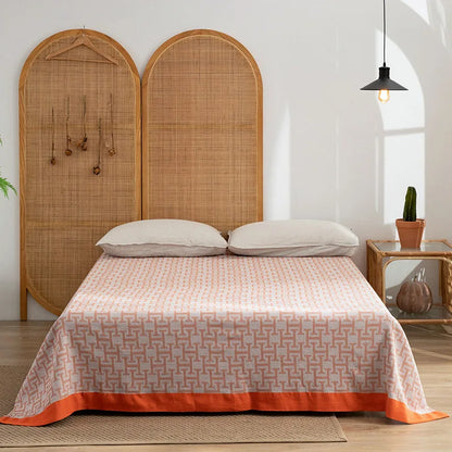 DecorBites™ Luxe Cotton Blanket - Premium Quality, 200*230 150*200, Perfect for Sofa or Bed