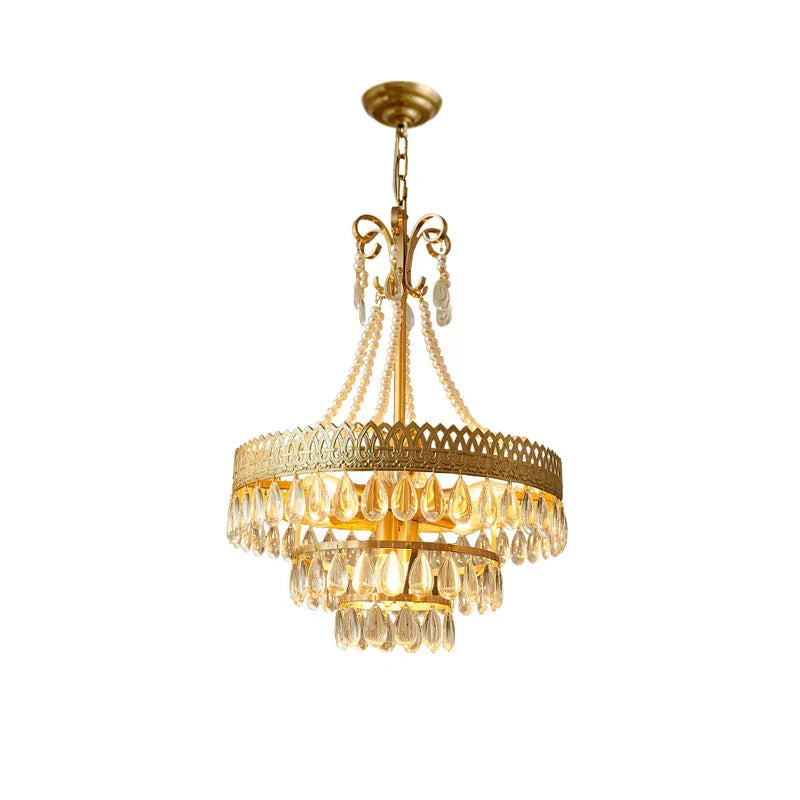 DecorBites™ Crystal LED Ceiling Chandelier for Dinning Room