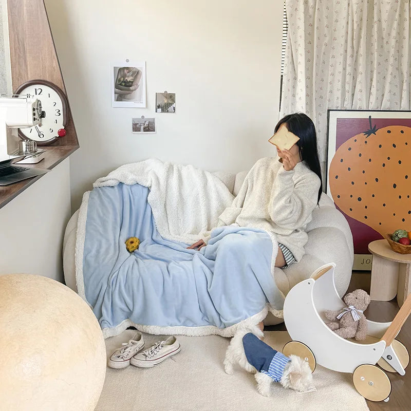 Lamb Wool Multi-Purpose Blanket