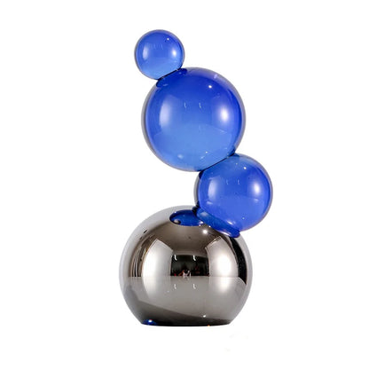 DecorBites™ Crystal Bubble Decor Spheres Spliced Glass Ball Figurines Home Decor Accessories