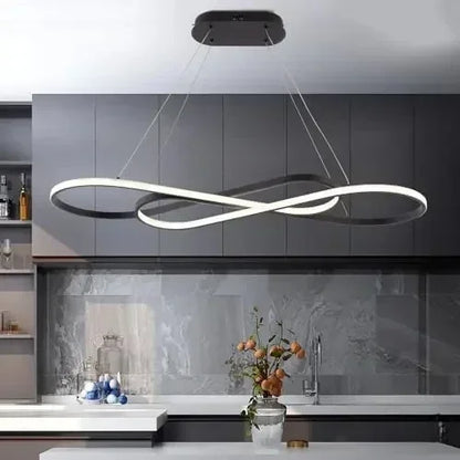 LED Chandelier Remote Dimming Gold