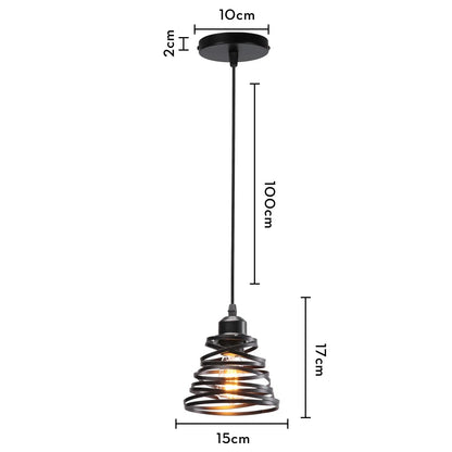 DecorBites™ Industrial Loft Pendant LED Ceiling Light for Home Living Room Kitchen Decor