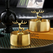 Gold Deer Steel Ashtray