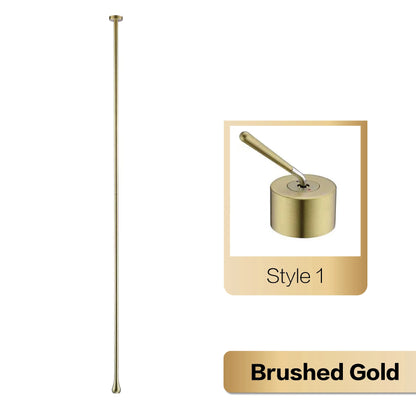 Luxury brushed Gold bathroom Ceiling faucet