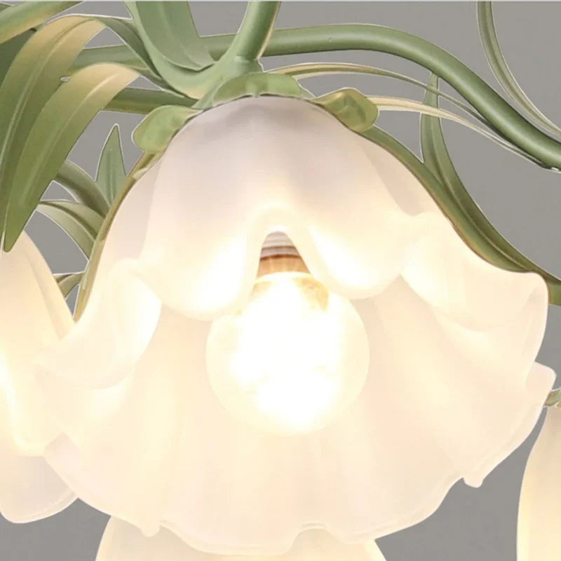 Green Iron Flower Chandelier