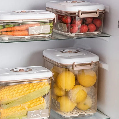 DecorBites™ Fresh-Keeping Vacuum Canister: Large Capacity Food Organizer.