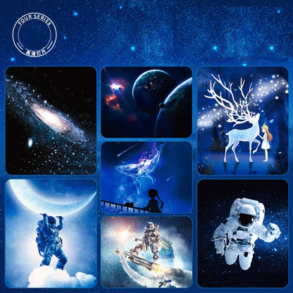 DecorBites™ Galaxy Starry Projector Night Light for Bedroom Decor & Kids Gift