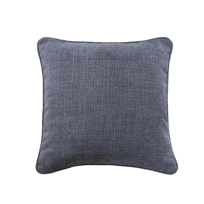 DecorBites™ Cotton Linen Peach Orange Grey Ivory Pillow Cover for Living Room Eco-friendly