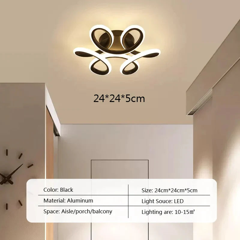 DecorBites™ LED Ceiling Light: Modern Aisle Lighting for Corridor Stairs Kitchen Attic Indoor