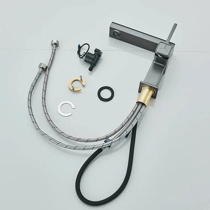 DecorBites™ Gun Grey Digital Display Basin Faucet