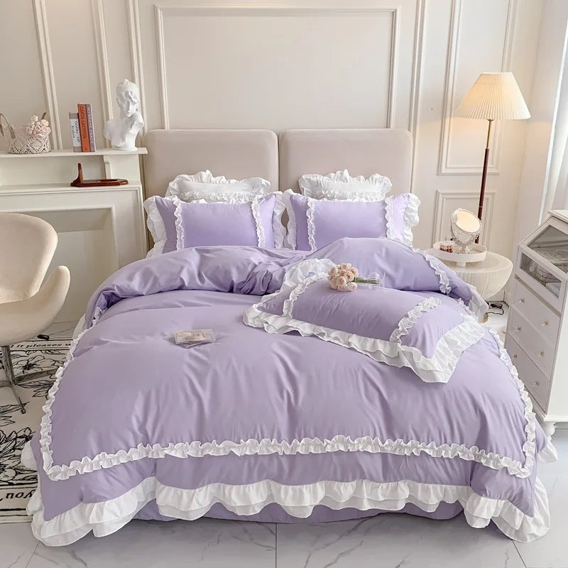 Washed Cotton Bed Set