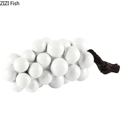 DecorBites™ Grape Skewer Crafts Fruits Statue Desk Ornament