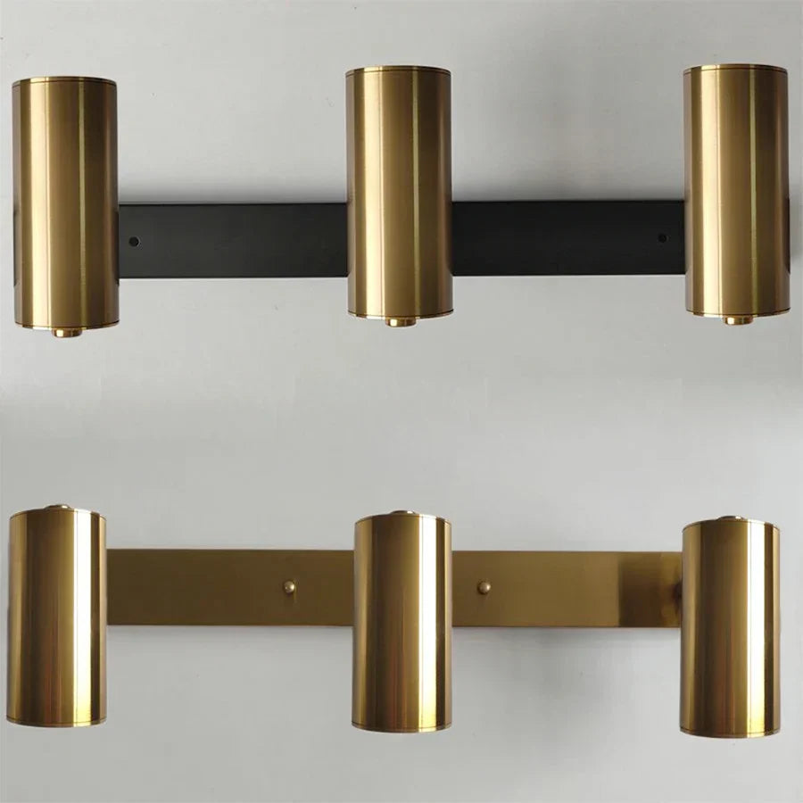 Gold Iron Art Wall Lamp