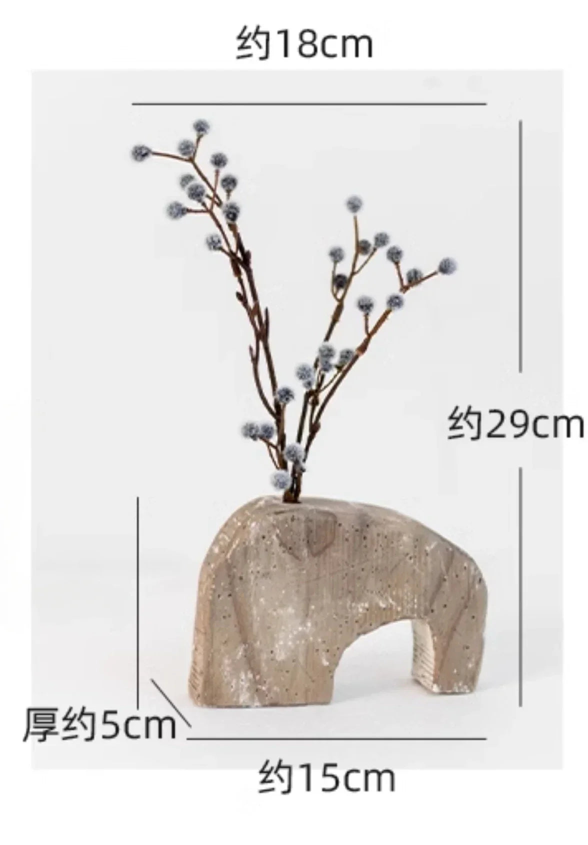 DecorBites™ Garden Rattan Hydroponic Vases Modern Luxury Floor Vase Decor