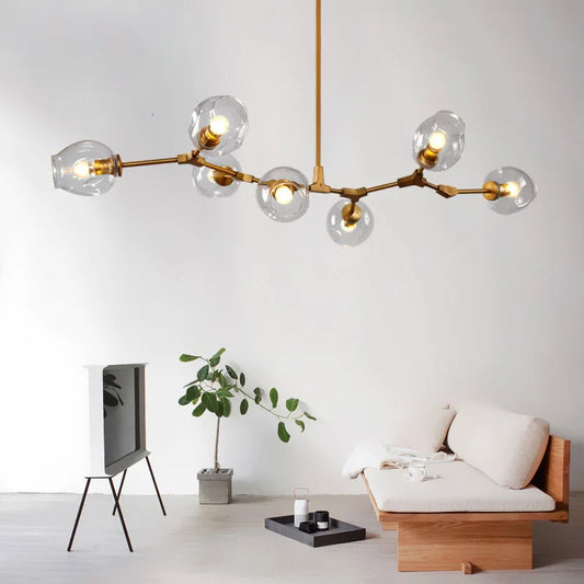 DecorBites™ Glass Pendant Lights: Nordic Modern Design for Bar, Dining, Living Room