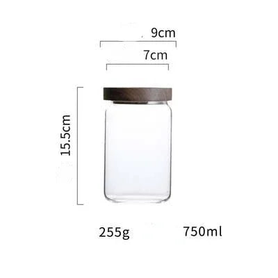 DecorBites™ Glass Hermetic Storage Jars with Airtight Lids