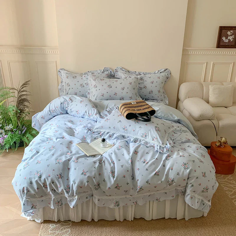 Velvet Patchwork Duvet Set