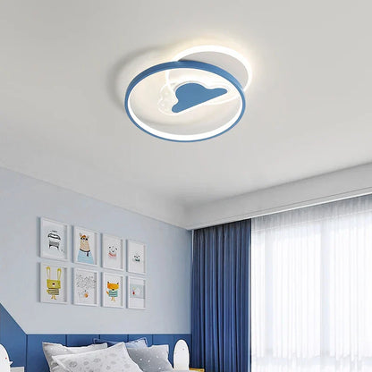 DecorBites™ Kids Room LED Ceiling Chandelier Modern Nursery Study Hanging Lamp