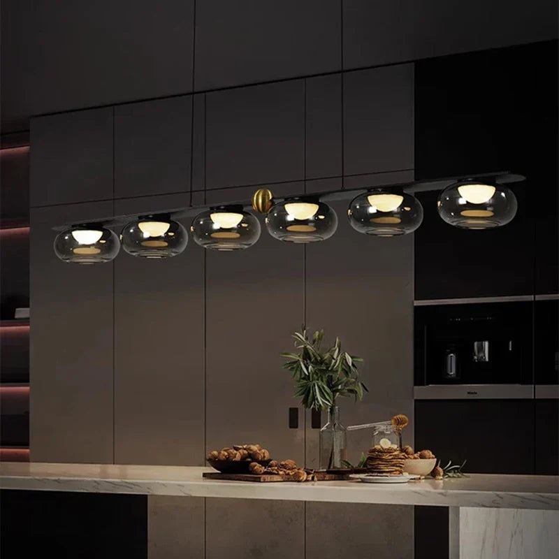 Bronze Globe Pendant Light