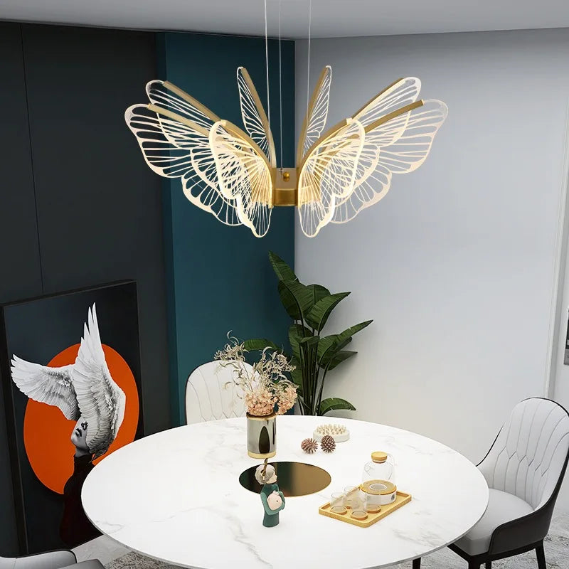 DecorBites™ LED Butterfly Chandeliers: Modern Lighting Fixtures for Home Decor
