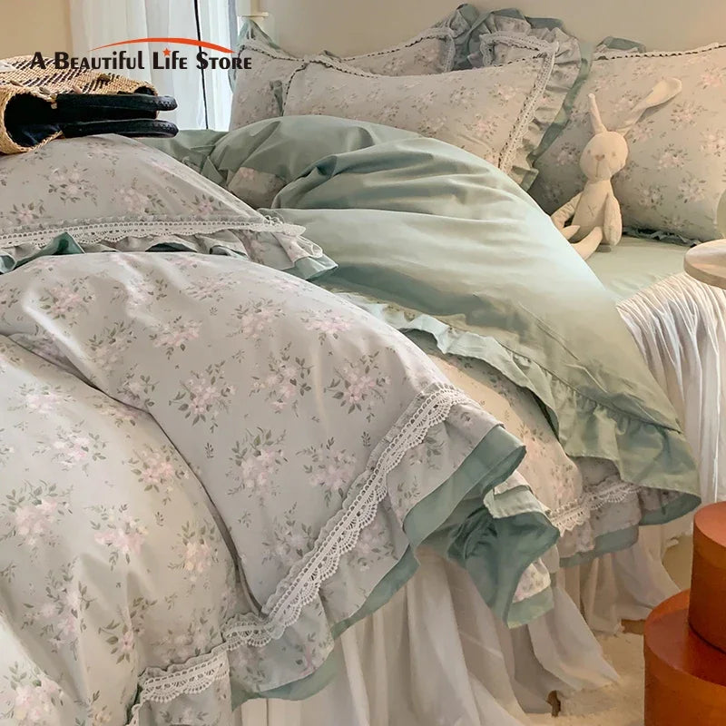 Cotton Floral Duvet Set