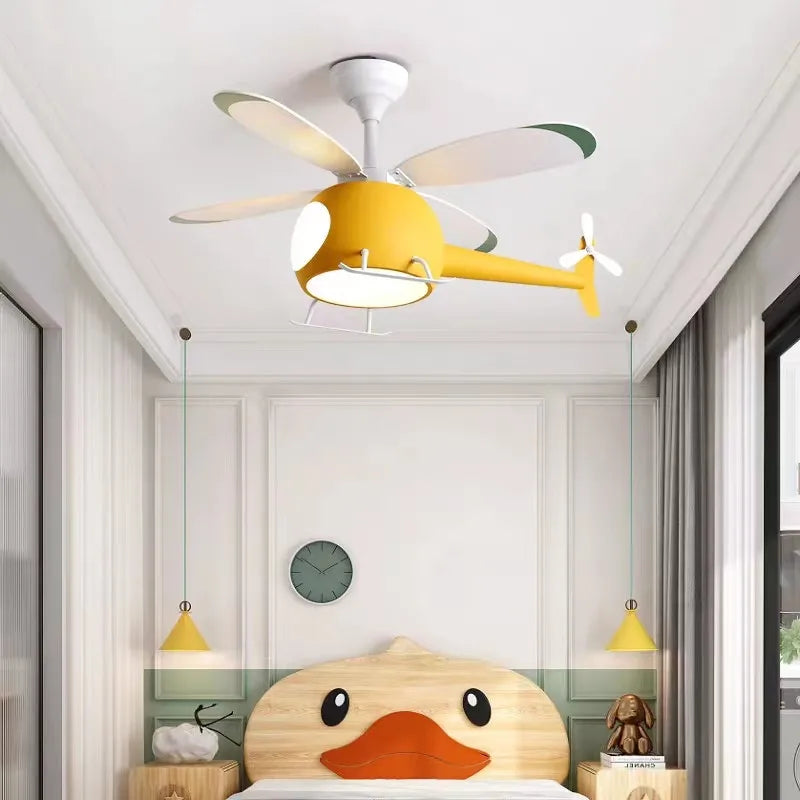 Nordic Helicopter Ceiling Fan