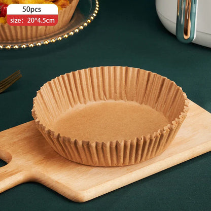 DecorBites™ Air Fryer Non-Stick Barbecue Paper, Oil-proof Oven & Microwave Cooking Plate